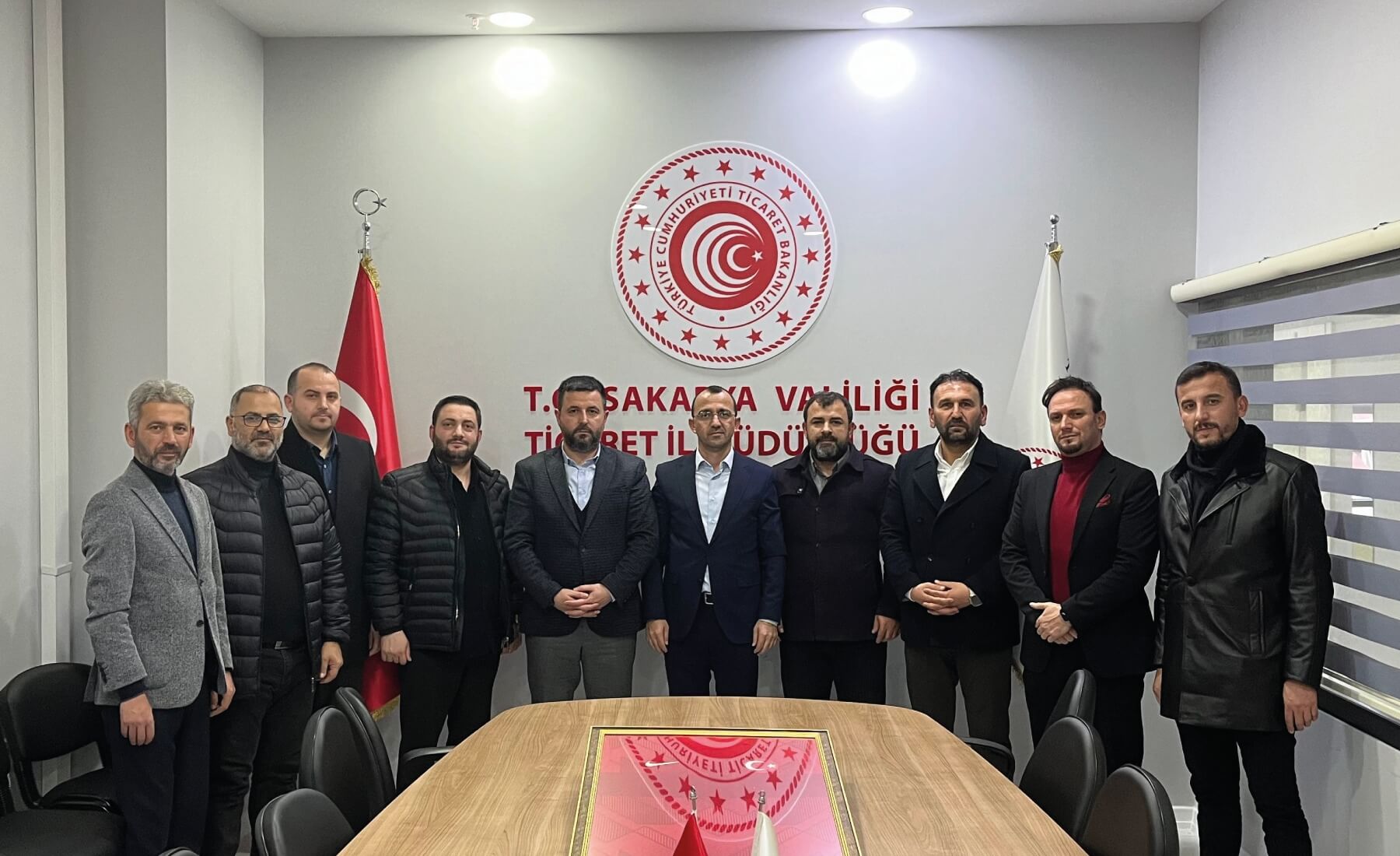 Sakarya Ticaret İl Müdürü<br/>Sn. Emre Atmaca’ya<br/>teşekkür ziyareti